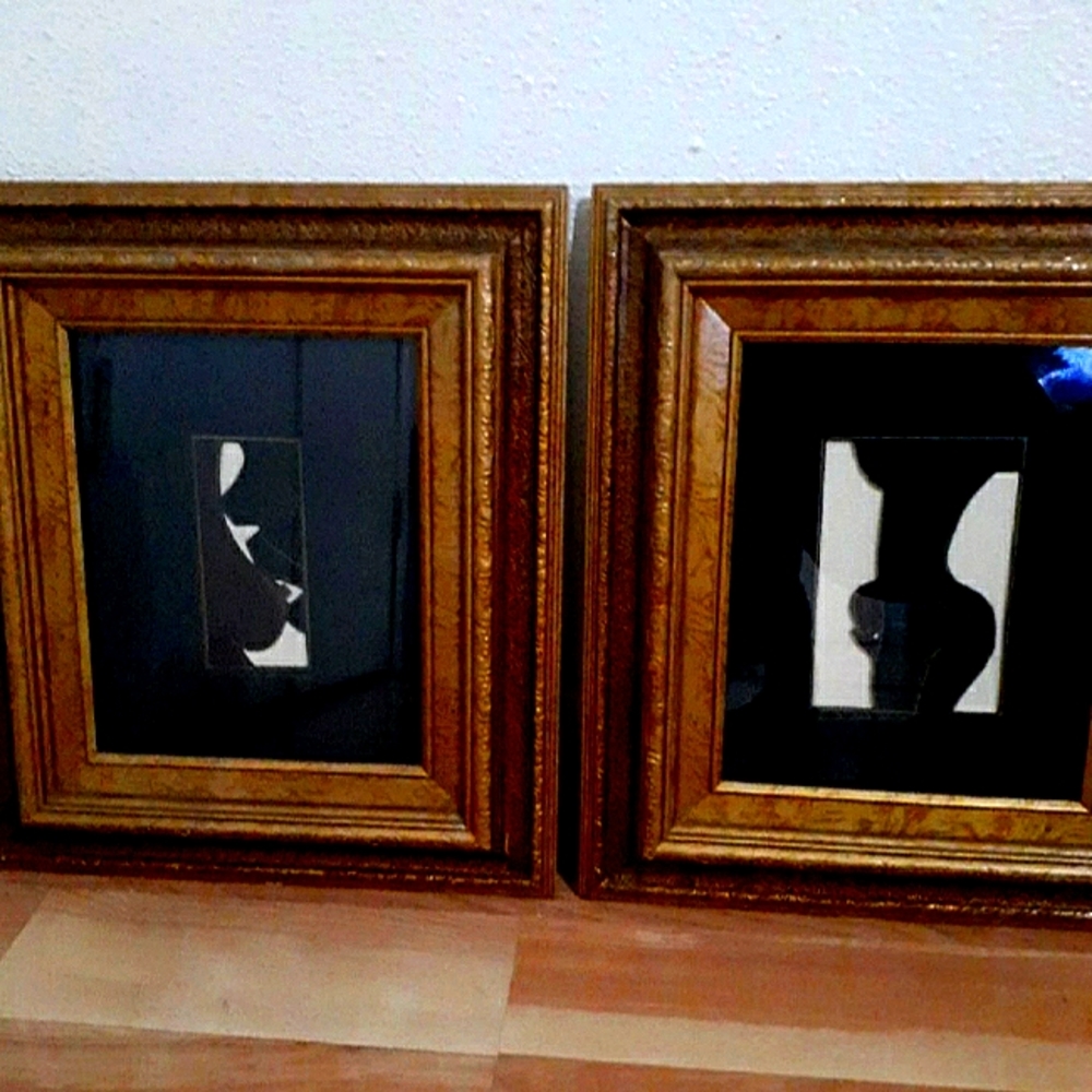RARE SIGNED DONOVAN MCLEAN AFRICAN AMERICAN MIXED MEDIA ART SET